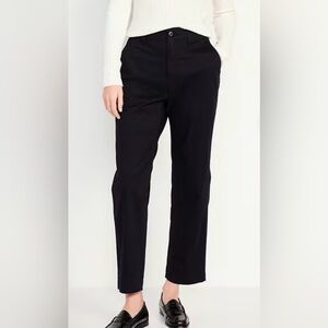 Old Navy High-Waisted OGC Chino Tapered Straight Pants Black XS